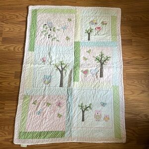 Pottery barn baby quilt